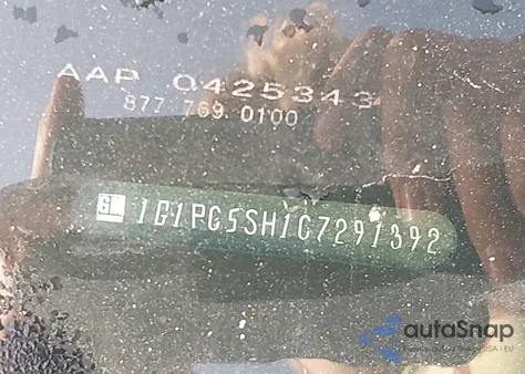 2012 Chevrolet Cruze Ls из США, поврежденный, VIN 1G1PC5SH1C7291392